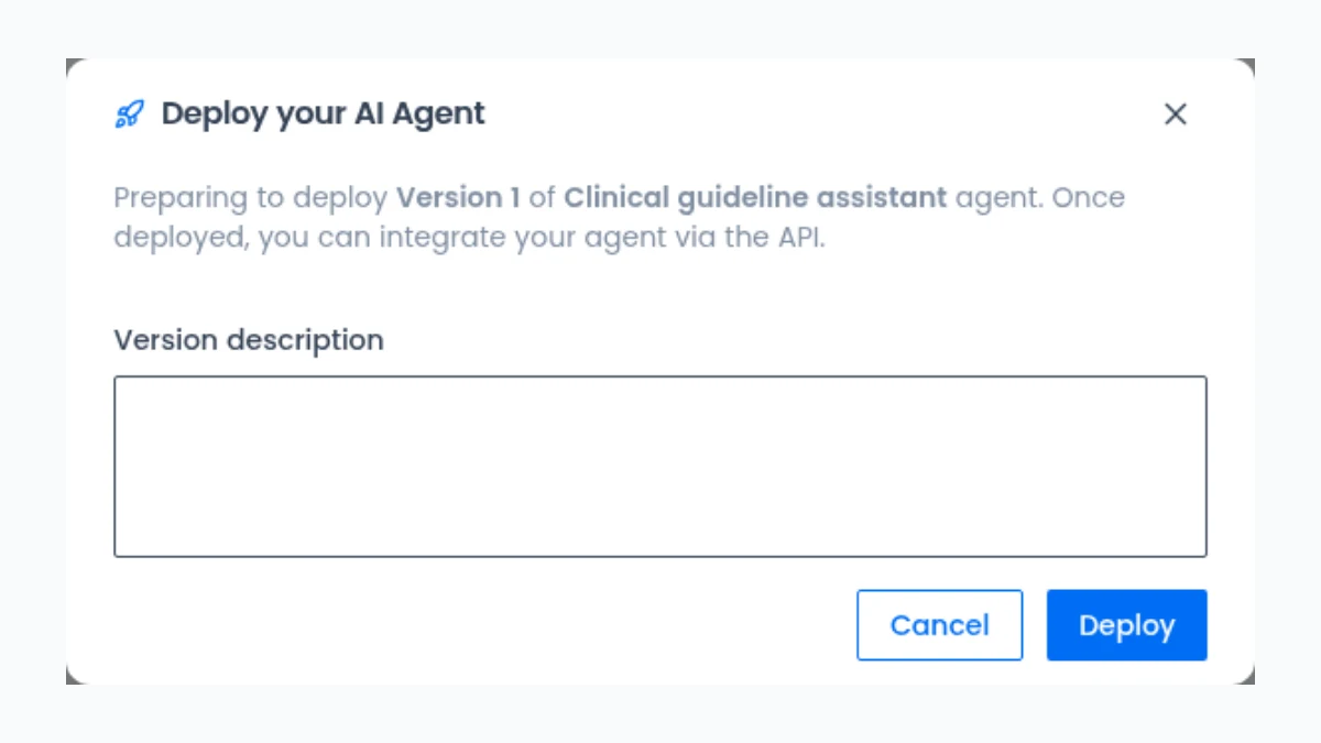 Agent deployment